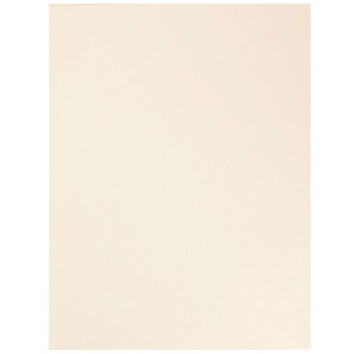 JAM Paper 2-Pocket Textured Linen Business Folders, Ivory, 25/Pack (386LIVA)