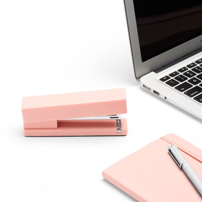 Poppin, Blush, Stapler (104455)