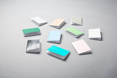 Poppin, Assorted Pastels, Soft Cover Mini Notebooks, Set of 10 (104452)
