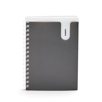 Poppin, Dark Gray, Medium Spiral Notebook (104436)