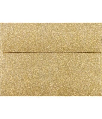 LUX A7 Invitation Envelopes (A7) - Gold Sparkle - Pack of 50 (2445173)