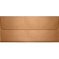 LUX® 4 1/8 x 9 1/2 #10 80lbs. Square Flap Envelopes W/Glue Closure, Copper Metallic