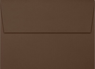 LUX A7 Invitation Envelopes (5 1/4 x 7 1/4) 1000/Box, Chocolate (EX4880-17-1000)