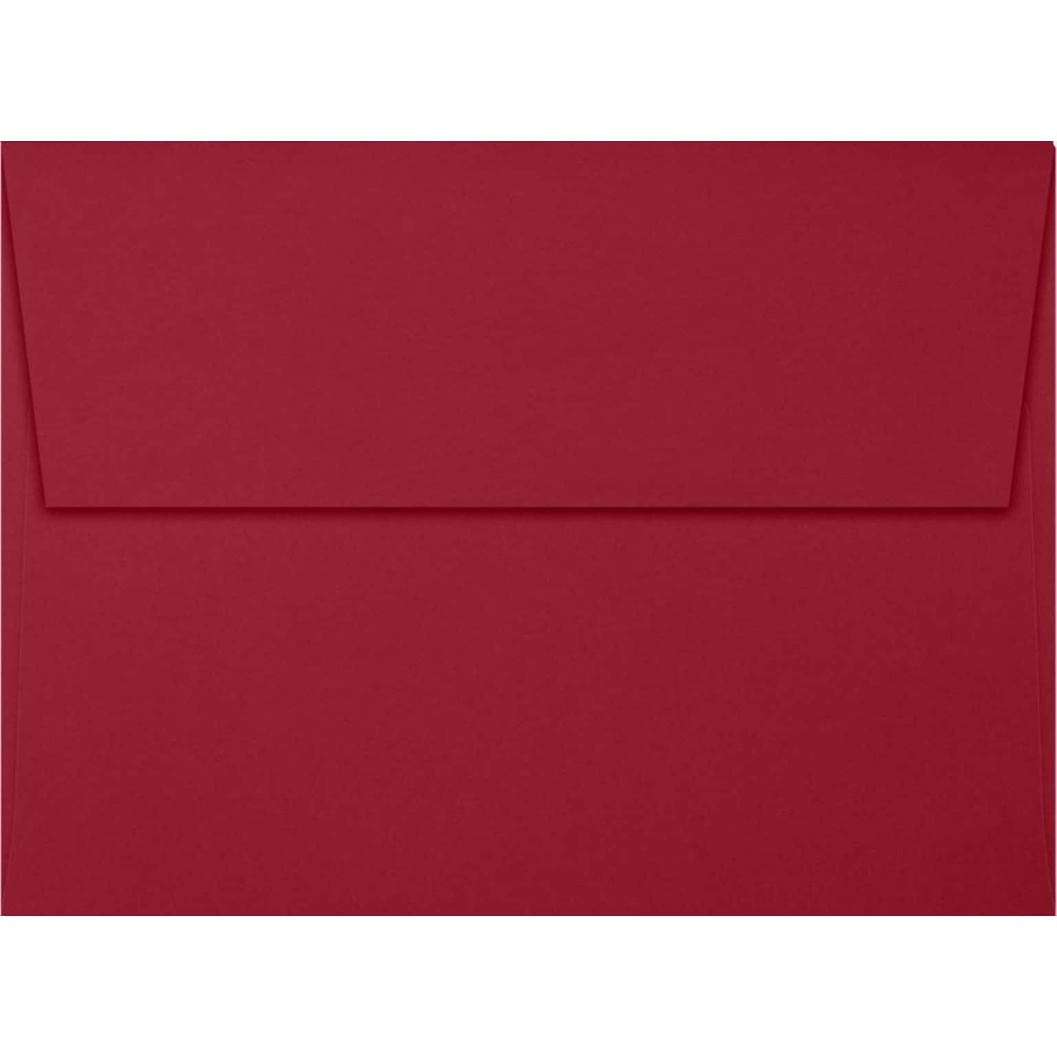 LUX A7 Invitation Envelopes (5 1/4 x 7 1/4) 50/Box, Garnet (EX4880-26-50)
