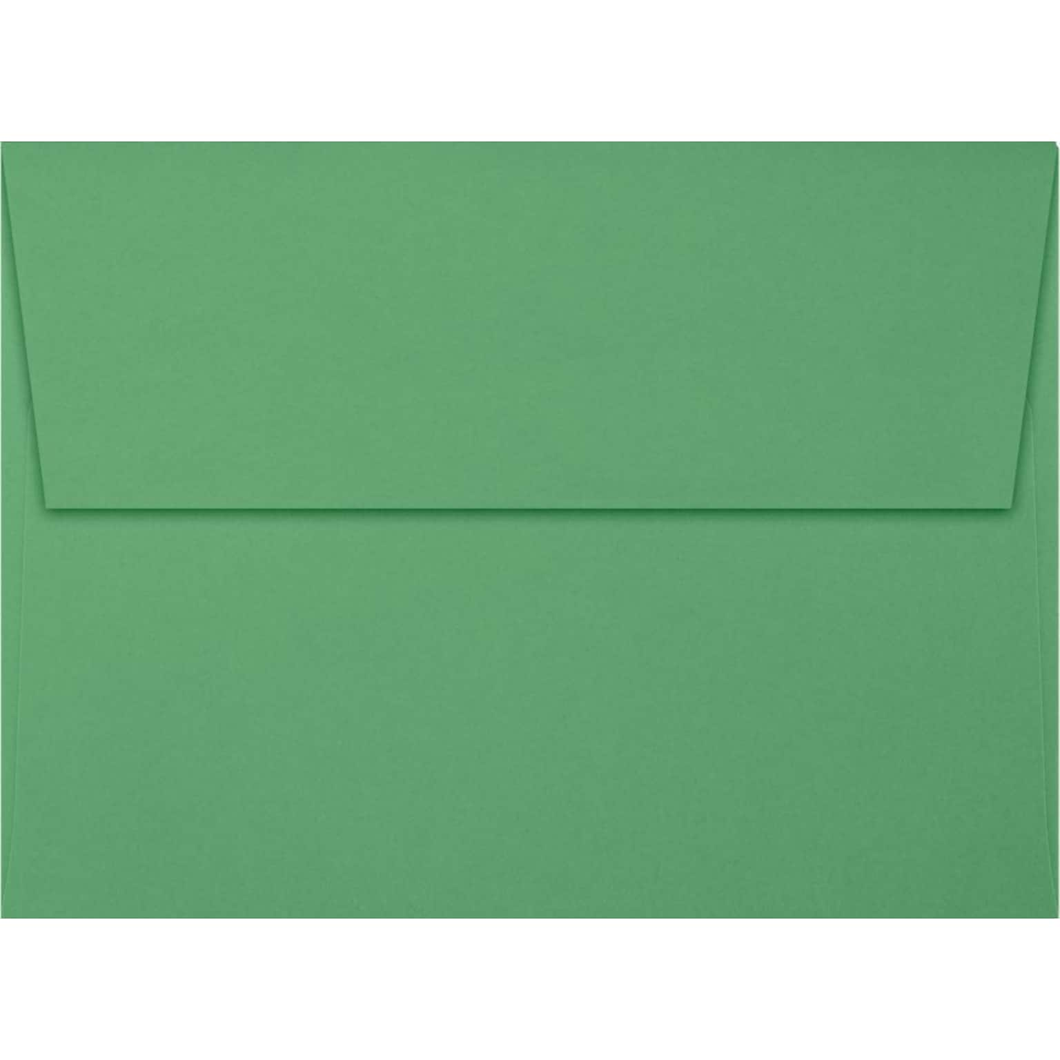 LUX A7 Invitation Envelopes (5 1/4 x 7 1/4) 250/Box, Holiday Green (FE4280-12-250)