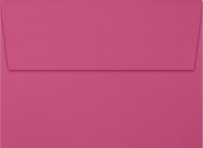 LUX A7 Invitation Envelopes (5 1/4 x 7 1/4) 50/Box, Magenta (EX4880-10-50)