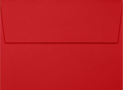 LUX A7 Invitation Envelopes (5 1/4 x 7 1/4) 250/Box, Ruby Red (EX4880-18-250)