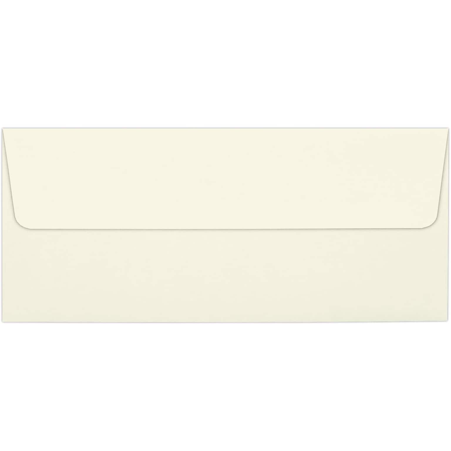 LUX 80lbs. 4 1/8 x 9 1/2 #10 Square Flap Envelopes, Natural, 1000/BX