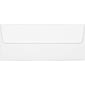 LUX® 80lbs. 4 1/8" x 9 1/2" #10 Square Flap Envelopes, White, 250/BX