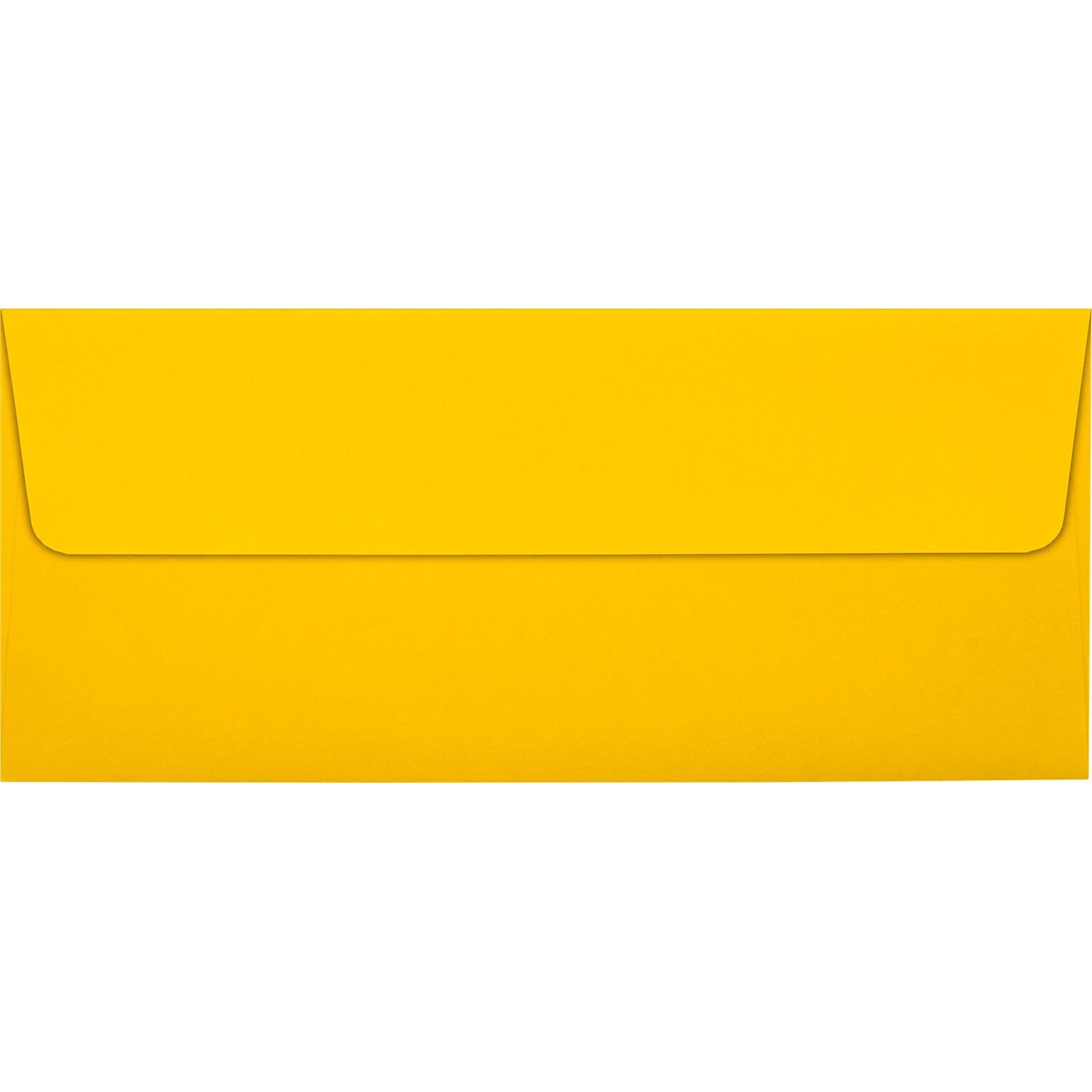 LUX Square Flap Self Seal #10 Invitation Envelope, 4 1/2 x 9 1/2, Yellow, 250/Box (EX4860-12-250)