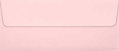 LUX 70lbs. 4 1/8 x 9 1/2 #10 Square Flap Envelopes, Candy Pink, 1000/BX