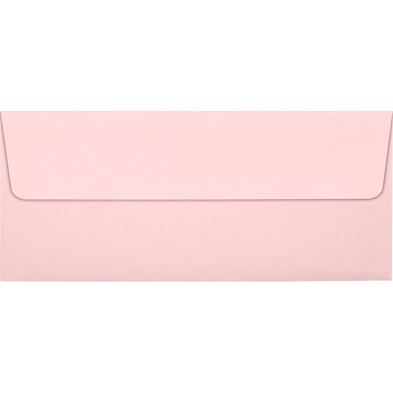 LUX 70lbs. 4 1/8 x 9 1/2 #10 Square Flap Envelopes, Candy Pink, 1000/BX