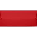 LUX® 80lbs. 4 1/8 x 9 1/2 #10 Business Envelopes W/Peel & Press, Ruby Red, 1000/BX