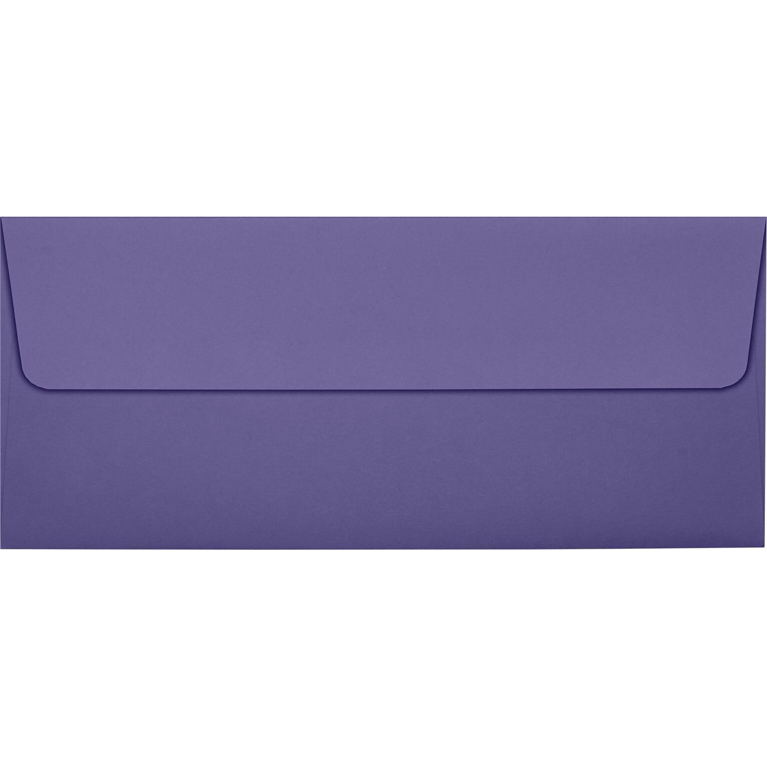 LUX 80lb 4 1/8x9 1/2 Square Flap #10 Envelopes W/Peel&Press, Wisteria Purple, 500/BX