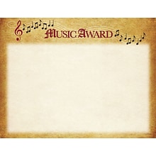 Great Papers Music Certificates, 8.5 x 11, 25/Pack (2015109)