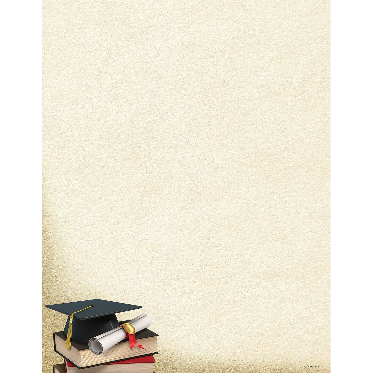 Great Papers! Graduation Letterhead, Grad Corner, 80/Pack (2015117)