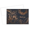 Great Papers® Copper Flower Thank You Card, 4.875 x 3.375, 50/Pack (2015126)