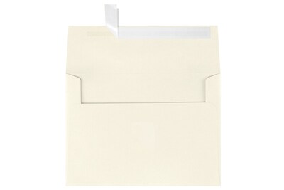 LUX A7 Invitation Envelopes (5 1/4 x 7 1/4) 500/Box, Natural Linen (4880-NLI-500)