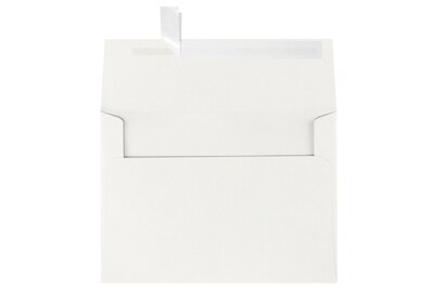 LUX A7 Invitation Envelopes (5 1/4 x 7 1/4) 50/Box, Natural White - 100% Cotton (4880-SN-50)