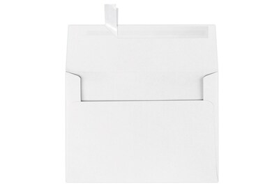 LUX A7 Invitation Envelopes (5 1/4 x 7 1/4) 1000/Box, White - 100% Recycled (4880-WPC-1000)