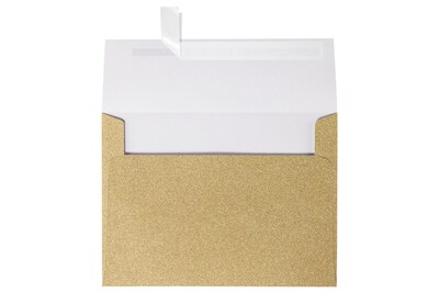 LUX A7 Invitation Envelopes (A7) - Gold Sparkle - Pack of 50 (2445173)