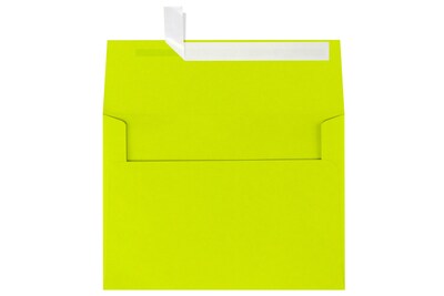 LUX A7 Invitation Envelopes (5 1/4 x 7 1/4) 50/Box, Wasabi (FE4280-22-50)