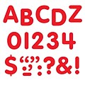 Trend Enterprises® STICK-EZE® Letter, Number and Mark Set, 1, Red, 2/Bd