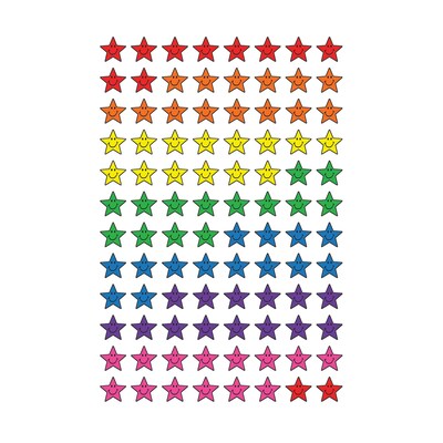 Trend Enterprises® SuperShapes Stickers, Star Smiles, 800/Pack, 2/Bd