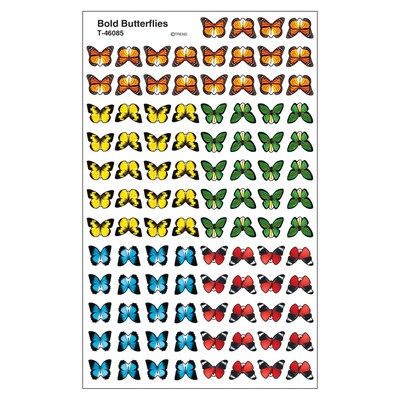 Trend Enterprises® SuperShapes Stickers, Bold Butterflies