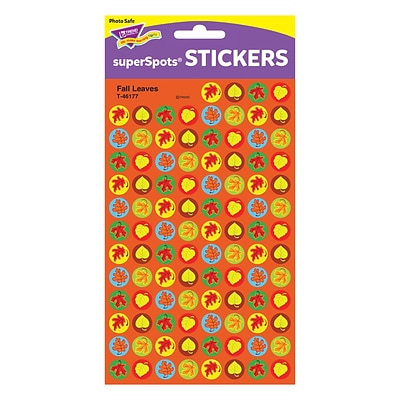 Trend Fall Leaves superSpots Stickers, 800 CT (T-46177)
