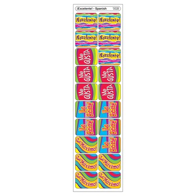 ¡Excelente! - Spanish Outstanding Words Applause STICKERS®