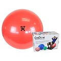 CanDo® Inflatable Ball, Red, 75 cm (30), Boxed