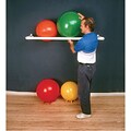 Wall Rack (3 Ball capacity) for Molded Inflatable Balls (64W x 18D x 2H)
