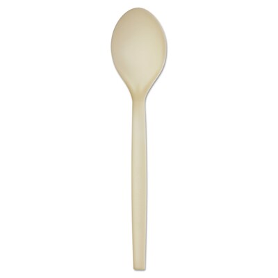 Eco-Products PSM Cutlery Tea Spoon, White, Carton, 1000/Carton (EP-S003)