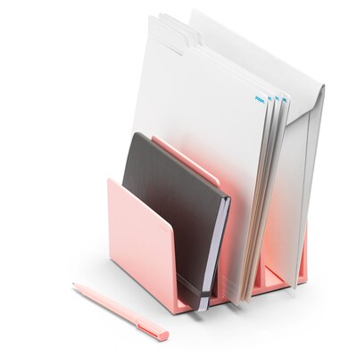 Poppin, Blush, Fin File Sorter (104438)