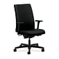 HON® Ignition® Mid-Back Office Chair, Black Fabric, Seat: 20"W x 17"D; Back: 19"W x 24"H
