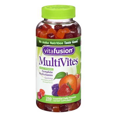 Vitafusion MultiVites Complete Multivitamin Gummies for Adults, 250 Count