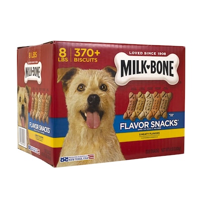 Milk-Bone Flavor Snacks Dog Biscuits, 8 lb (220-00649)