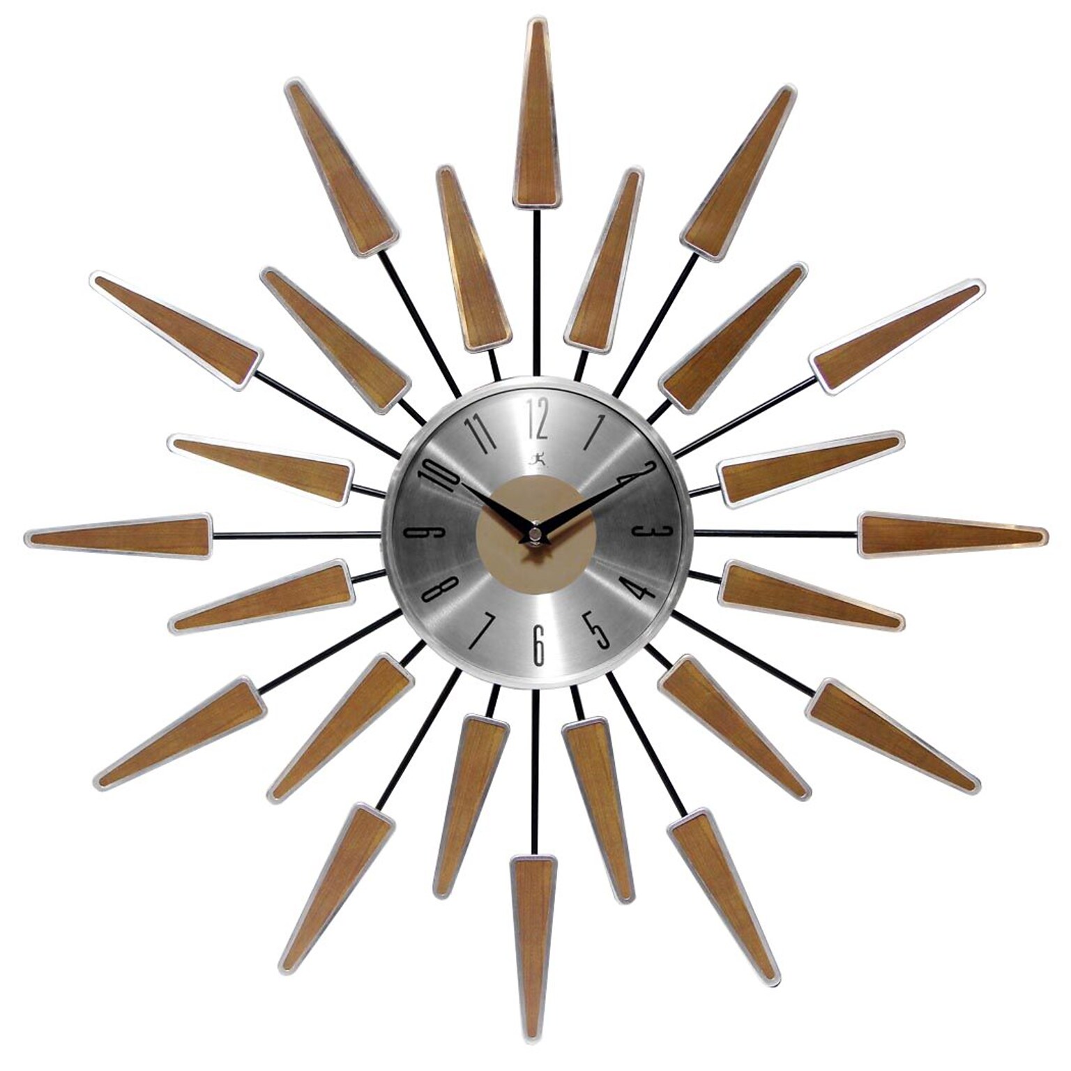 Infinity Instruments 23 Wall Clock, Satellite (15196WL-4127)