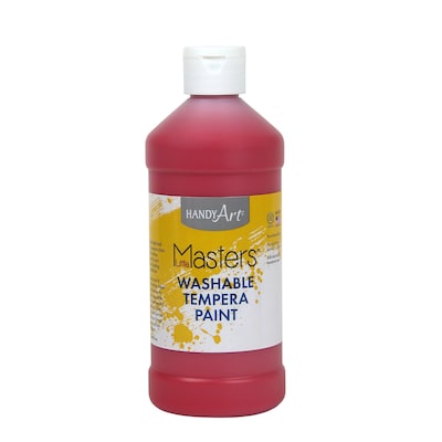 Little Masters Non-toxic 16 oz. Washable Paint, Red (RPC211720)