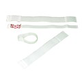 Velcro D-ring strap with self-adhesive hook, 1x24, 10 each