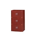 Hodedah 41H Wood Storage Cabinets, Mahogany (HID33 MAHOGANY)