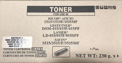 Globe Remanufactured Black Standard Yield Toner Cartridge Replacement for Ricoh 888181