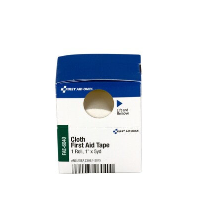 First Aid Only SmartCompliance Refill Cloth First Aid Tape, 1"X 5 Yd. (FAE-6040)