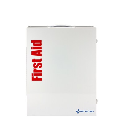 First Aid Only SmartCompliance Office First Aid Cabinet, ANSI Class B, 150 People, 668 Pieces, White, Kit (90829-021)