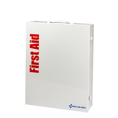 SmartCompliance Metal First Aid Cabinet without Medication, ANSI Class B, 150 People, 668 Pieces (90829)