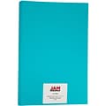 JAM Paper® Matte Colored Paper, 24 lbs., 11 x 17, Sea Blue Recycled, 100 Sheets/Pack (16728465)