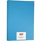 JAM Paper Matte Colored 11" x 17" Copy Paper, 24 lbs., Blue Recycled, 100 Sheets/Pack (16728466)