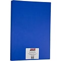 JAM Paper® Matte Colored Paper, 24 lbs., 11 x 17, Presidential Blue Recycled, 100 Sheets/Pack (167