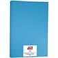 JAM Paper Ledger 65 lb. Cardstock Paper, 11" x 17", Blue, 50 Sheets/Pack (16728479)